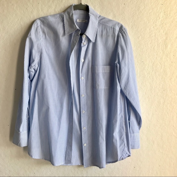 Equipment Pinstripe Blouse - Picture 4 of 8